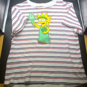 The Simpsons T Shirt ( Girls) 10-12 Medium